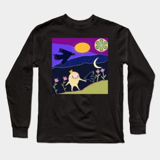 Night Garden Long Sleeve T-Shirt